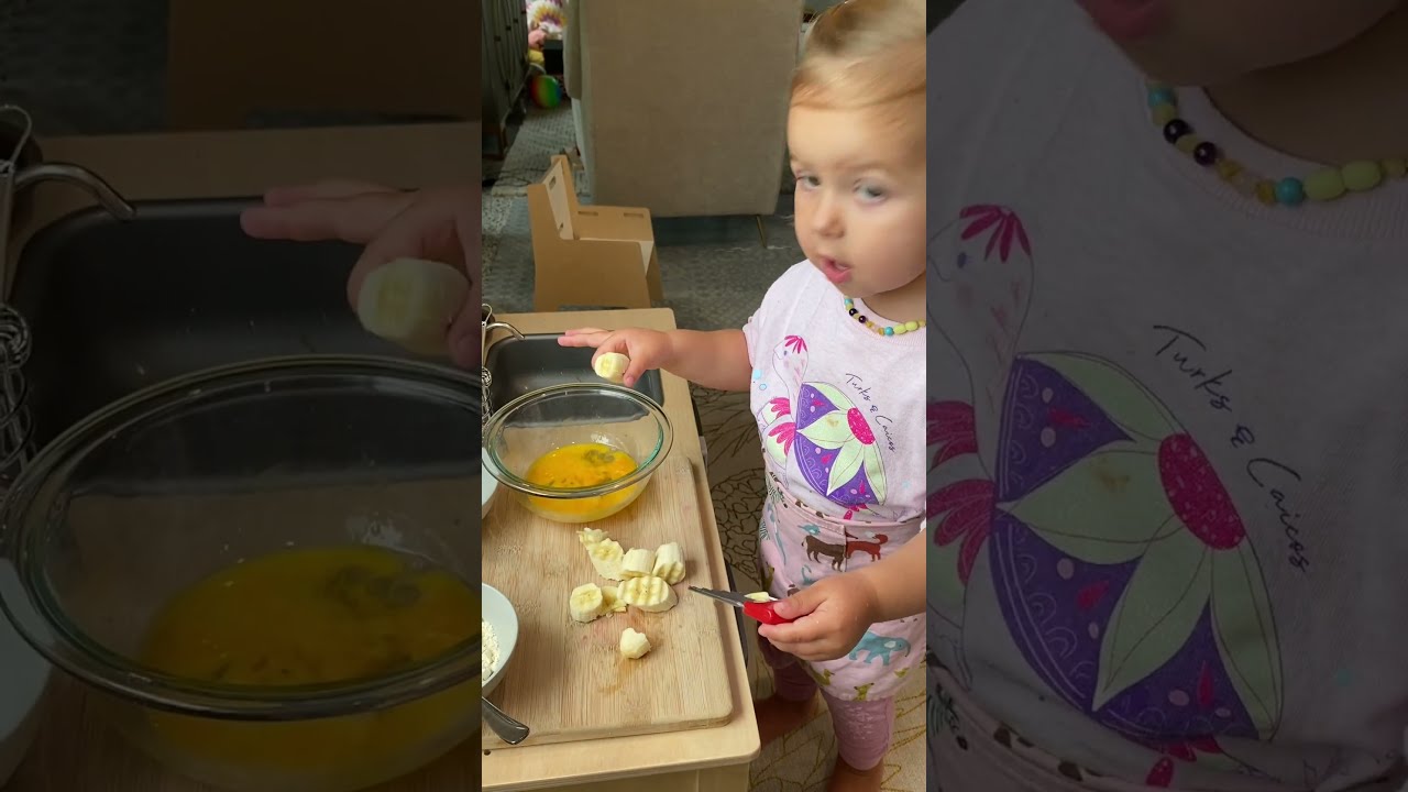 2 Year Old Makes Pancakes Shorts