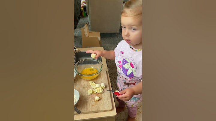 2 Year Old Makes Pancakes #shorts