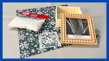 Winter Decor DIY || Using a Dollar Tree Frame || Just 1 Quick Craft 