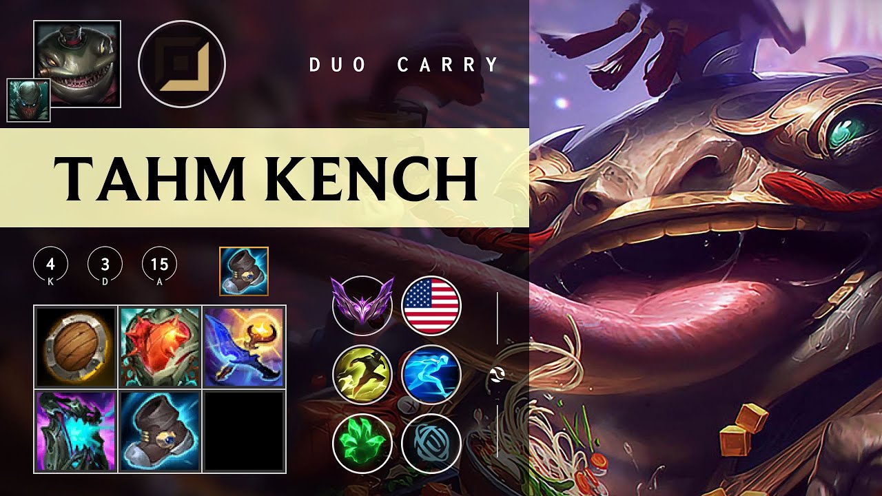Tahm Kench Carry vs Jinx - NA Master Patch 26.02
