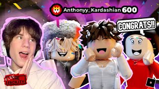 I REACHED LEVEL 600 🎉 | Roblox Flee The Facility 