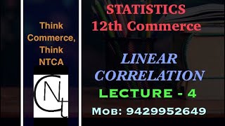 Statistics Chapter-2 Linear correlation (Lecture No. - 4)