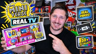 A Tiny CRT That Plays VHS Tapes?! | A VHS Collector Reviews Miniverse Real TV