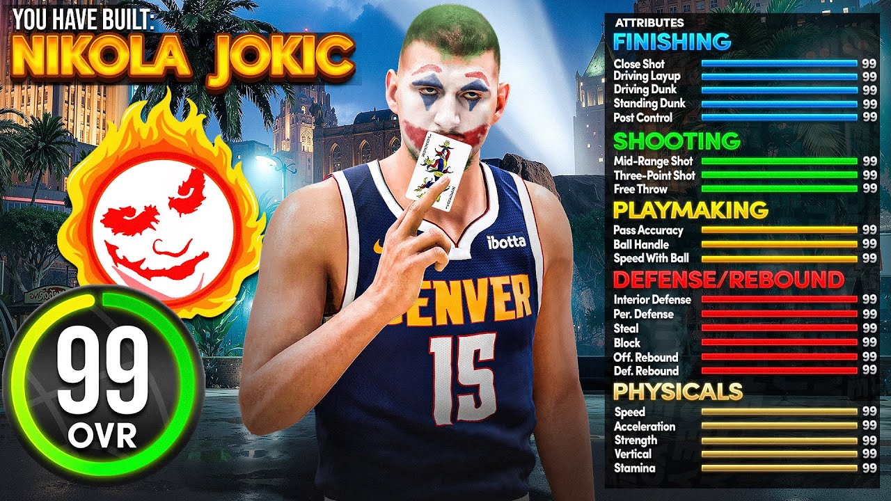 Этот билд Николы Йокича в NBA 2K26 просто невероятен! Лучший билд для центрового в NBA 2K26!