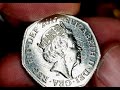 Royal Mint Isaac Newton 50p coin die clash errors