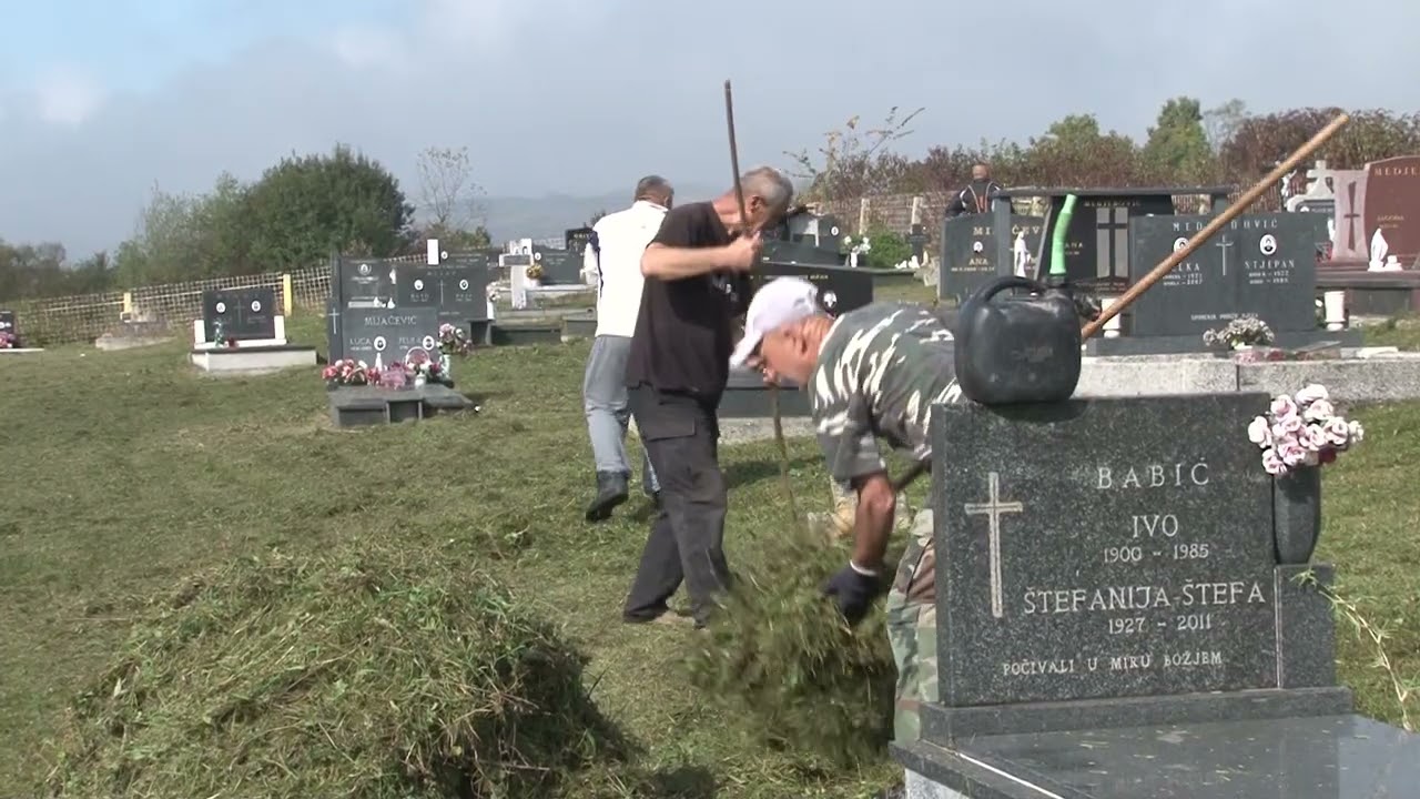 Mještani  MZ Haljinići realizovali akciju čišćenja i uređenja mjesnog groblja