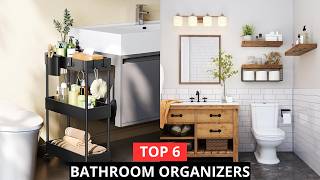 ✨6 Best Bathroom Organizers on Amazon 2025  | BATHROOM ORGANIZATION AND STORAGE IDEAS