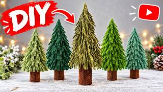 ✨ WOW! Incredible DIY paper Christmas trees 🌲 DIY holiday decor