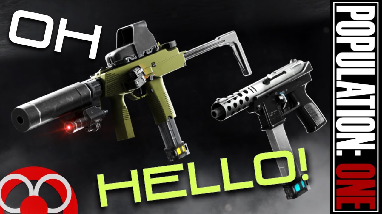 POPULATION ONE The New MP9 is FUN! Feat Cnerf YouTube
