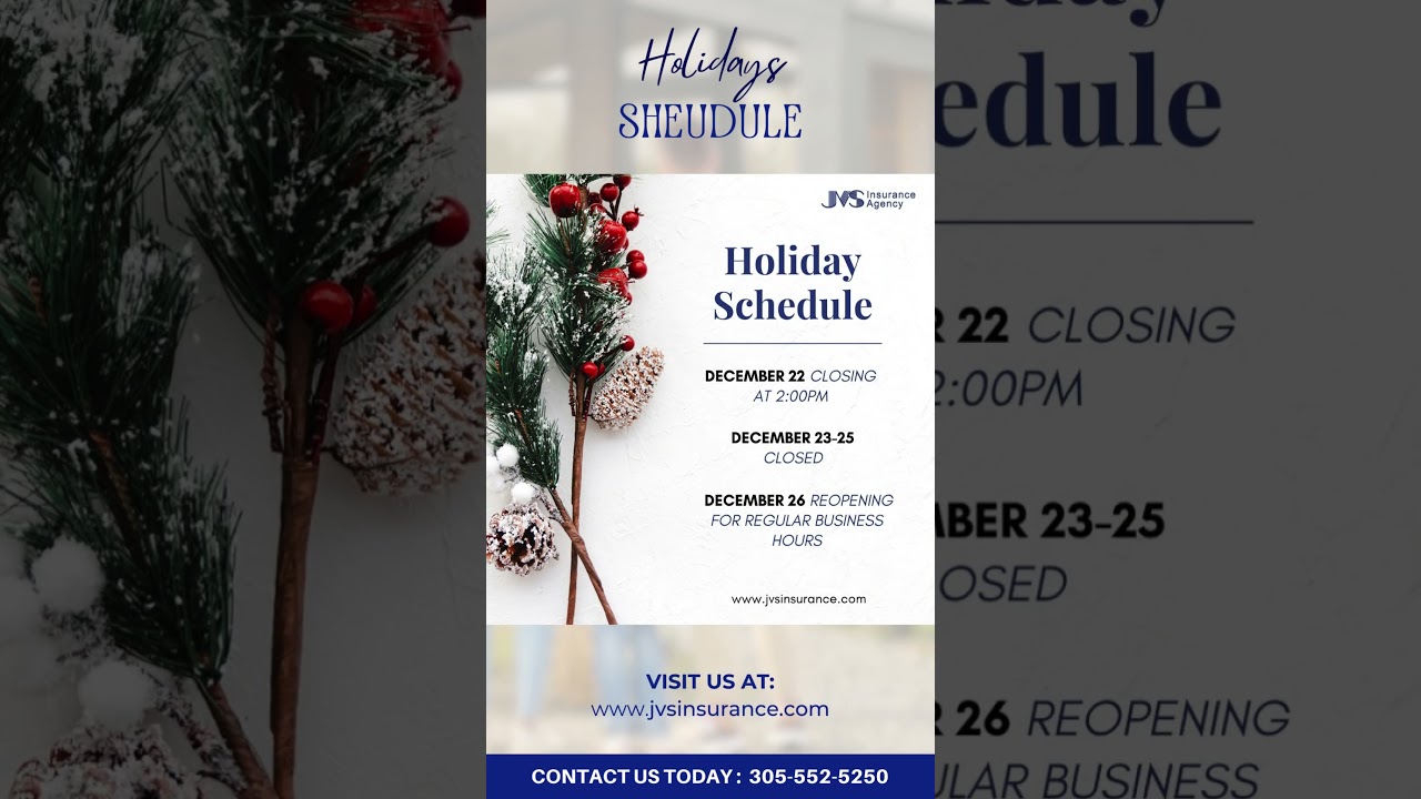 ✨ Holiday Schedule ✨Heads up! ️We'll be closing a little early on Friday, December 22nd, at 2 PM.