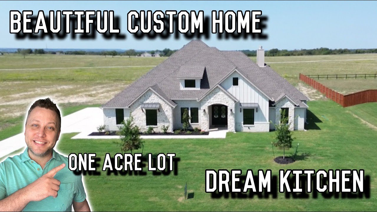 Tour this BEAUTIFUL Custom Home on a One Acre Lot in Waxahachie, TX