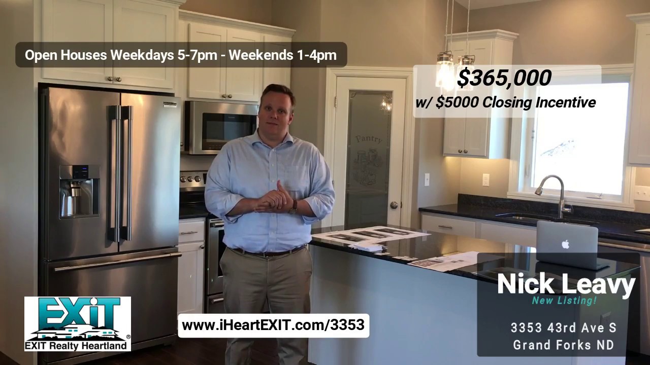 New Construction Listing 3353 43rd Ave S, Grand Forks ND 58201 Nick