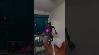 It’s like COD zombies breaking into my house. #vr #mixedreality #quest
