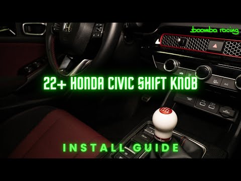 How to Install | 22+ Civic Shift Knob @BoombaRacing