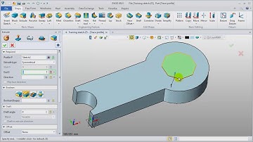 Learn ZW3D and 3D design in 3 hours : Sketch (Part 2)
