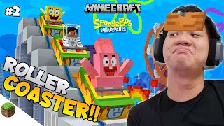 MEMBANTU PATRICK MEMBUAT ROLLER COASTER IMPIANNYA!! Minecraft Part 2 [INDO] ~Patrick Bahagia Banget!