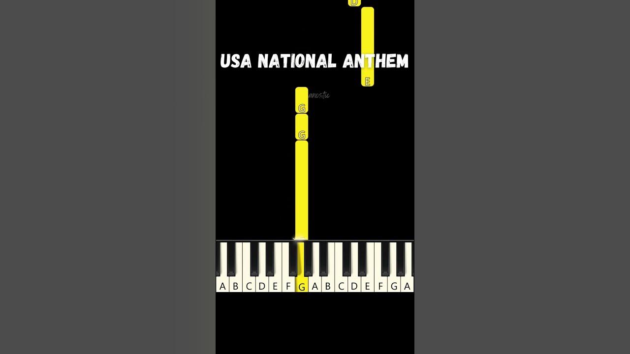 The Star-Spangled Banner 🇺🇸 USA National Anthem 🇺🇸 EASY Beginner Piano Tutorial