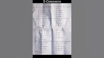 E-Commerce question Paper B.Com 3rd year CCSU | 2023 | #shorts ,#viral #share