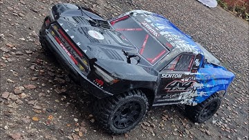 Arrma Senton 3S BLX first run, underground carpark