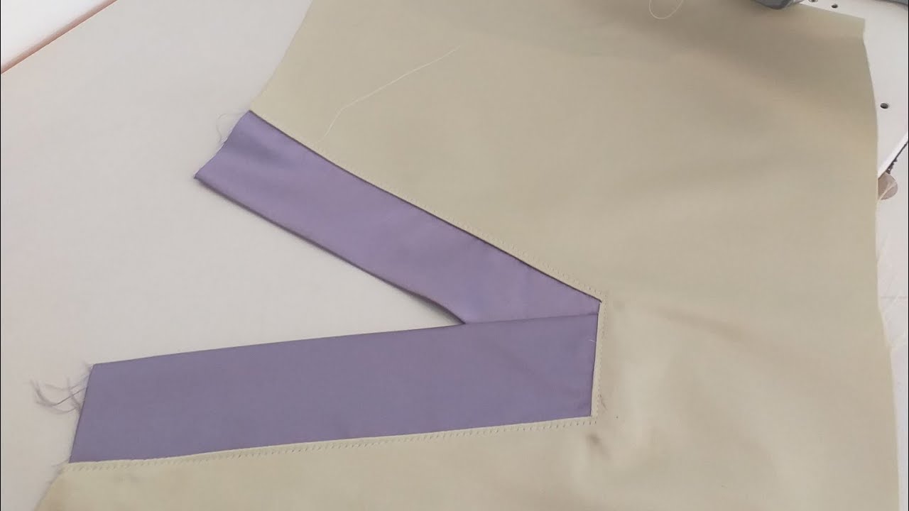 طريقة تفصيل و تشطيب كول بدلة الممرضات