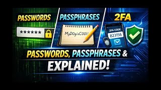Password, Passphrase and 2-Factor Authentication Explained! Easy Way! #InfoSecurityLearner