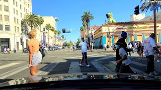 World-Famous Hollywood Blvd from End to End - 4K - Wide View