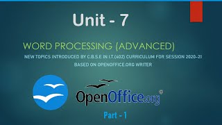 Class 10th I.T. Unit 1: Digital Documentation (Advanced) Part-1