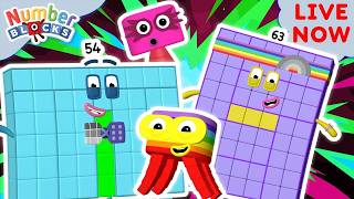 Aprende a SUMAR y RESTAR | LIVE - Episodios completos | Numberblocks en Español