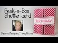 Peek a Boo Shutter Card