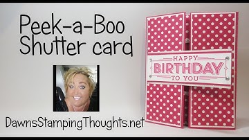 Peek a Boo Shutter Card