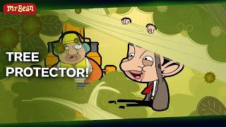 mr bean protects his favorite tree mr bean adventures