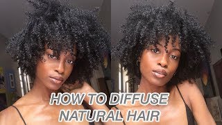 How to Diffuse and Stretch Type 4 / 3c 4a Natural Hair| Minimize Shrinkage, Add Volume