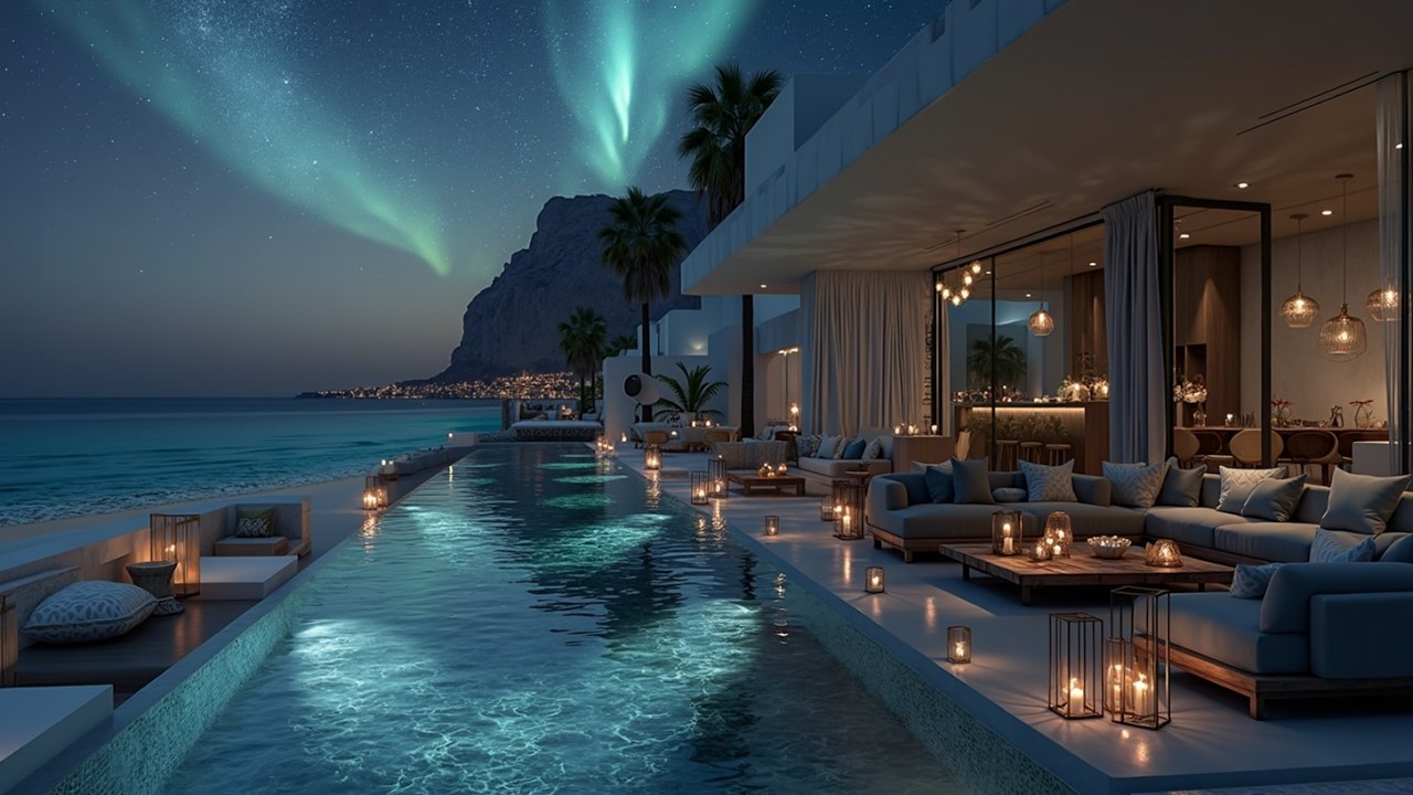 Роскошная лаунж-музыка для расслабляющих ночей | Атмосфера Северного Сияния