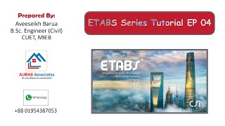 ETABS tutorial II episode 04