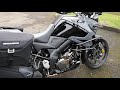 Suzuki 1050 vstrom 2020 with engine running