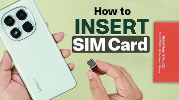 Xiaomi Redmi Note 14 Pro 5G: How to insert the SIM Card! [Put Nano SIM]