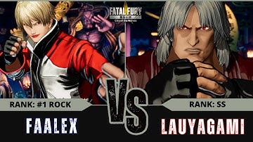 FF:CotW 🐺 FAALEX (Rock Howard) vs LAUYAGAMI (Ken Masters)⭐Replay Match - FATAL FURY: CotW - 08/25