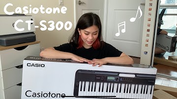 Casio CT-S300 Keyboard Unboxing + Playing + Connecting to GarageBand //  Sav Anna :))