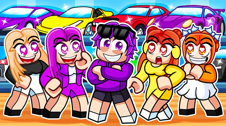 RIZZING GIRLS With My 30 SUPERCAR GARAGE In Roblox DRIVING EMPIRE!