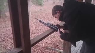 Jerry shooting his BB gun