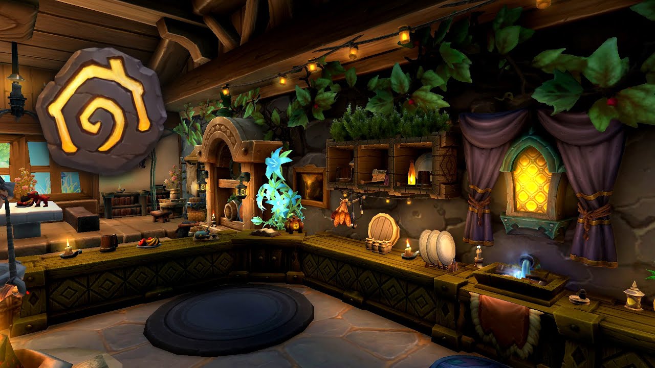 Building a Cozy Kitchen & Dining Room | WoW Player Housing Redesign ...