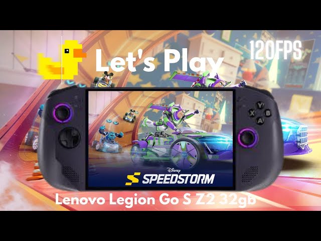 Let's Play Disney Speedstorm at 120FPS on the Lenovo Legion Go S