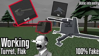 Working Turret, Flak|Concept|Static into Entity|Gorebox|Turret|Flak|Deepfake|Subscribe.