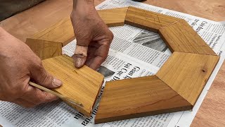 Limited Edition Wall Clock Inspired By A Wristwatch // Super Creative Woodworking Project