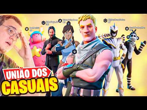 OS JOGADORES CASUAIS PRECISAM SE UNIR NO FORTNITE !