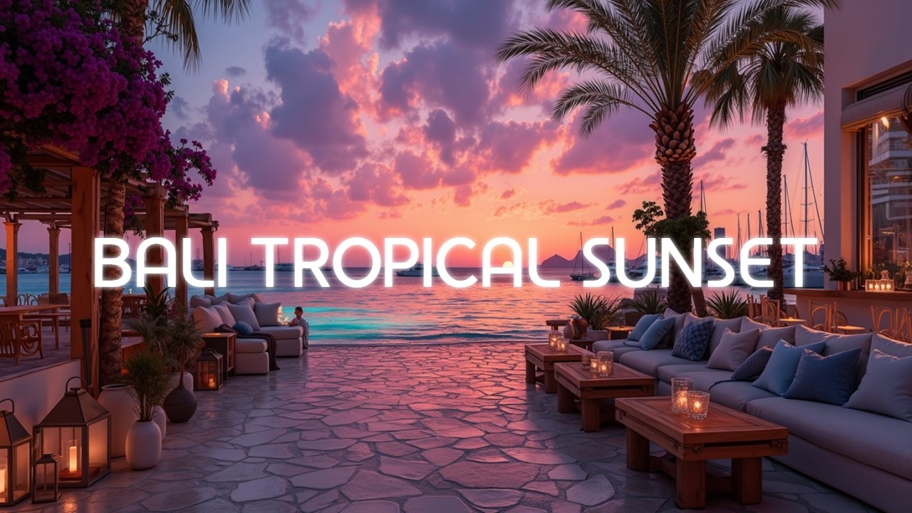 Ibiza Rooftop Lounge de Lujo Atardecer en la Playa Música Lounge 🎶