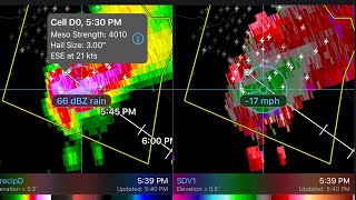 Severe Weather Near North Eagle Butte South Dakota