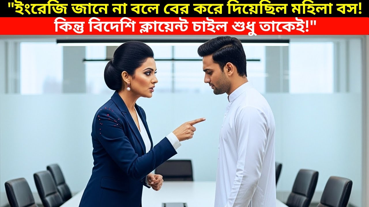 ইংরেজি জানে না বলে বের করে দিল মহিলা বস—কিন্তু বিদেশি ক্লায়েন্ট এসে ওই ছেলেকেই দোভাষী চাইল!