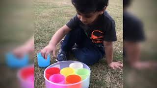 Speech, Cognitive, Physical & Fine Motor Activities with Stacking Cups | Brainy Toddlers