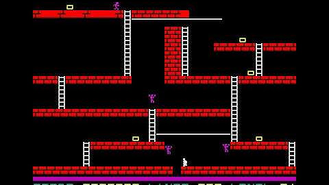 ZXLDR (running on CP/M) starts game from tape for ZX Spectrum 48k